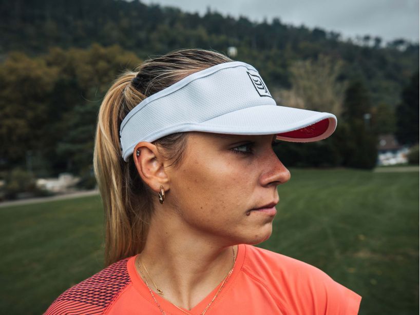 RUNNING VISOR WHITE